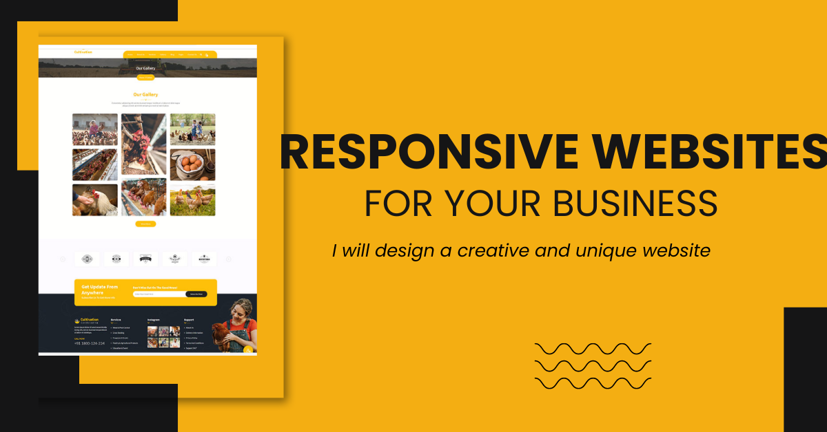 I will design, redesign, build, business website, website development